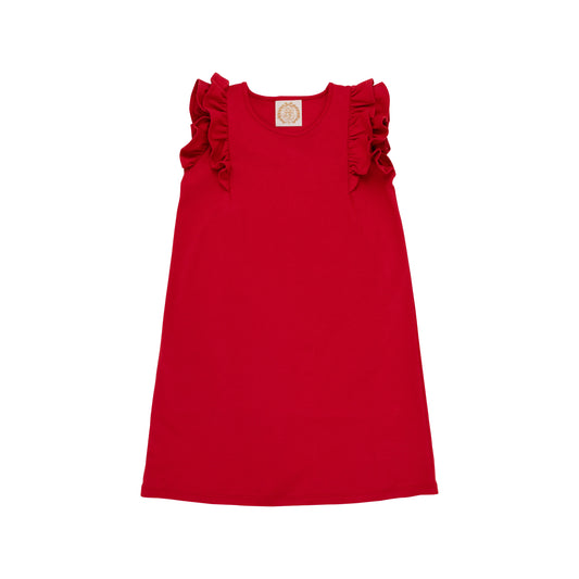 Ruehling Ruffle Dress - Richmond Red