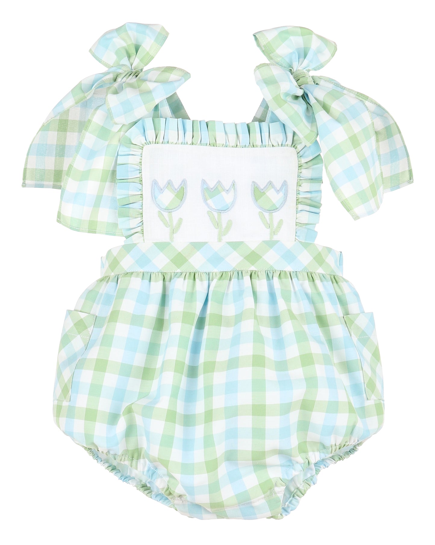 Pastel Plaid Tulip Sunsuit