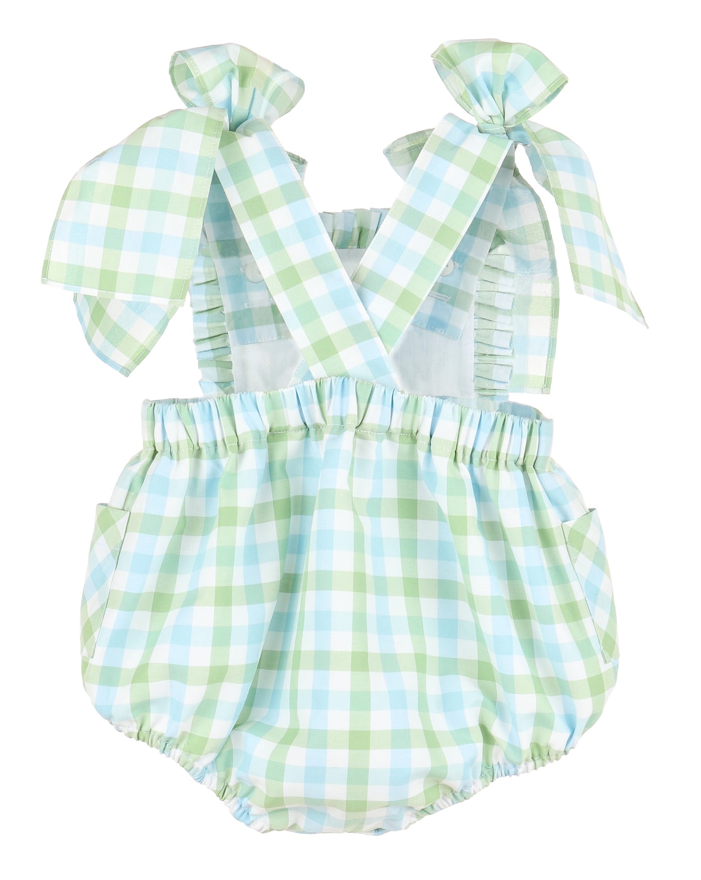 Pastel Plaid Tulip Sunsuit