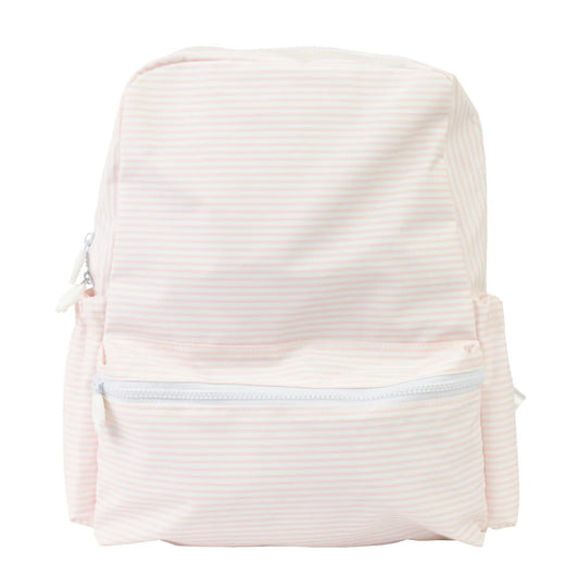 The Large Backpack - Pink Stripe