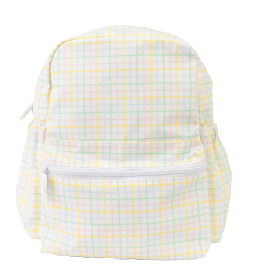 The Small Backpack - Multi Windowpane