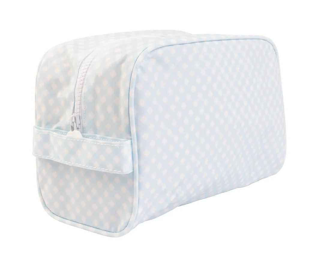 The Dopp Kit - Blue Gingham