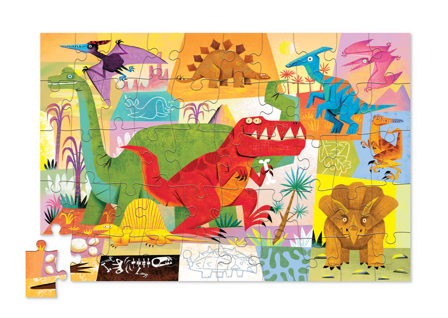 Dino World Travel Puzzle