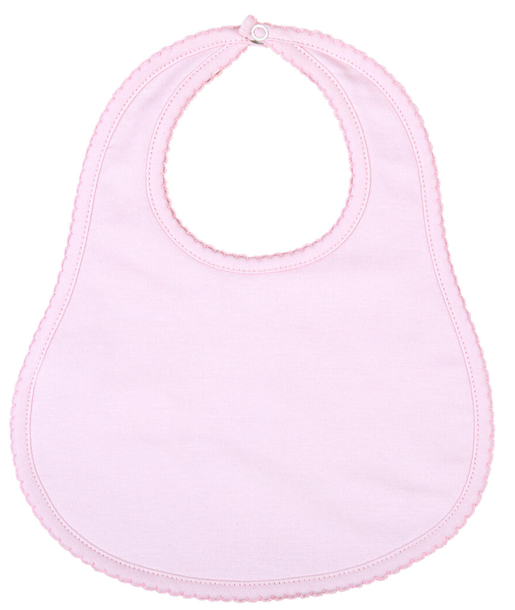 Pink Bib with Stitching