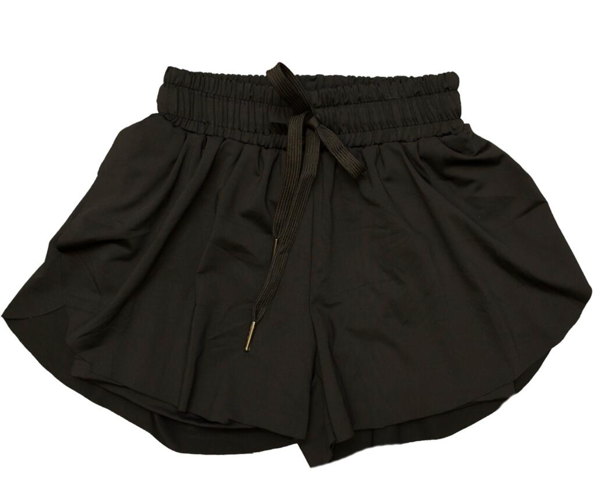 Black Butterfly Shorts