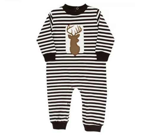 Trophy Buck Knit Romper