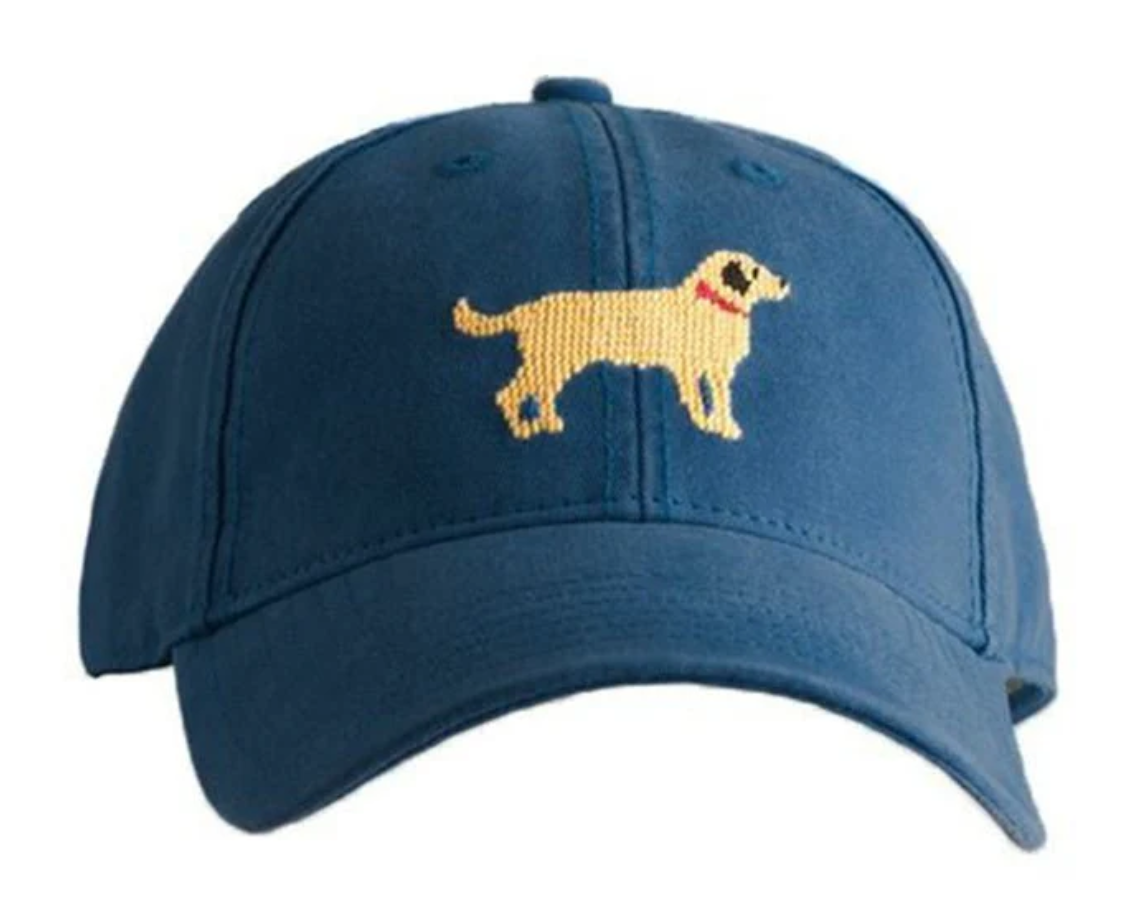 Yellow Lab Hat - Navy