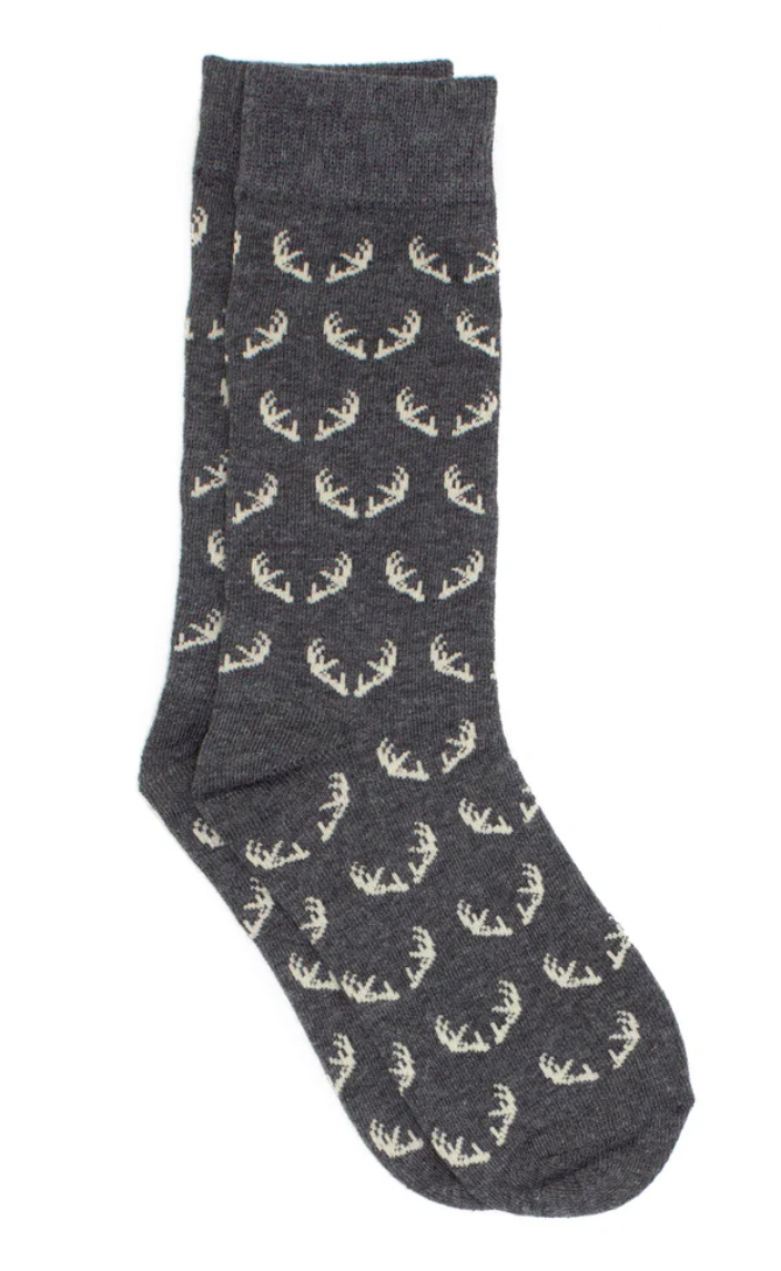 Lucky Duck Socks - Antlers