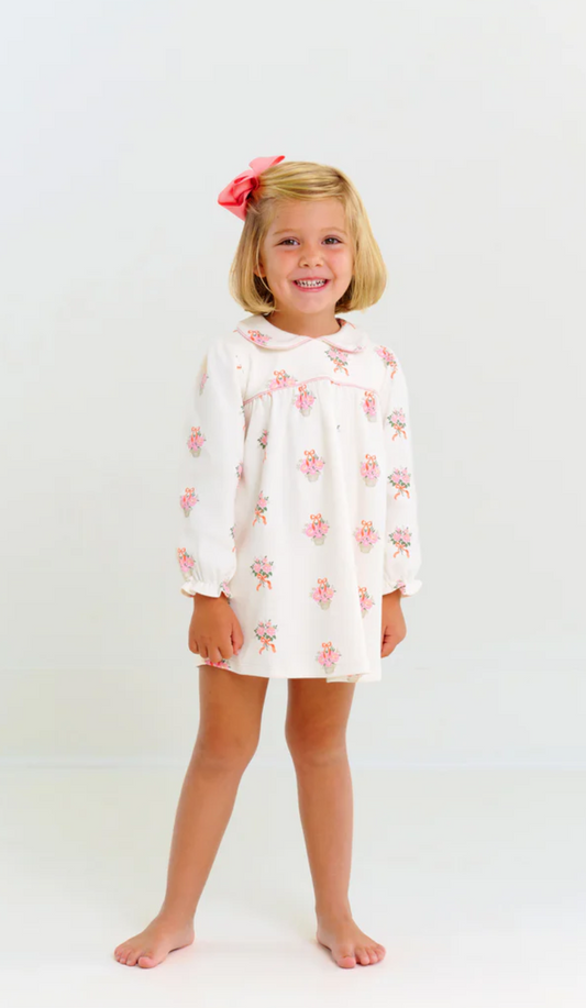 Long Sleeve Maerin Fitz Frock - Nonesuch Stems