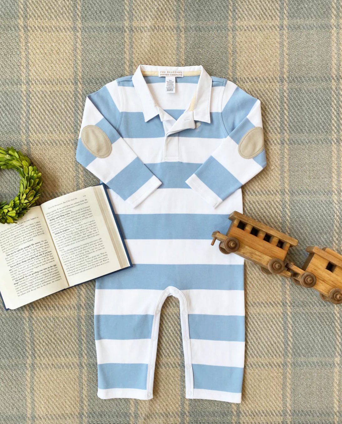 Sir Propers Rugby Romper - Barrington Blue