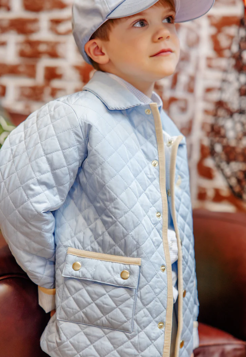 Caidwell Quilted Coat - Barrington Blue