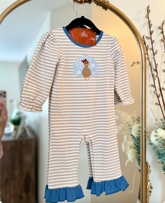 Tristyn Turkey Romper