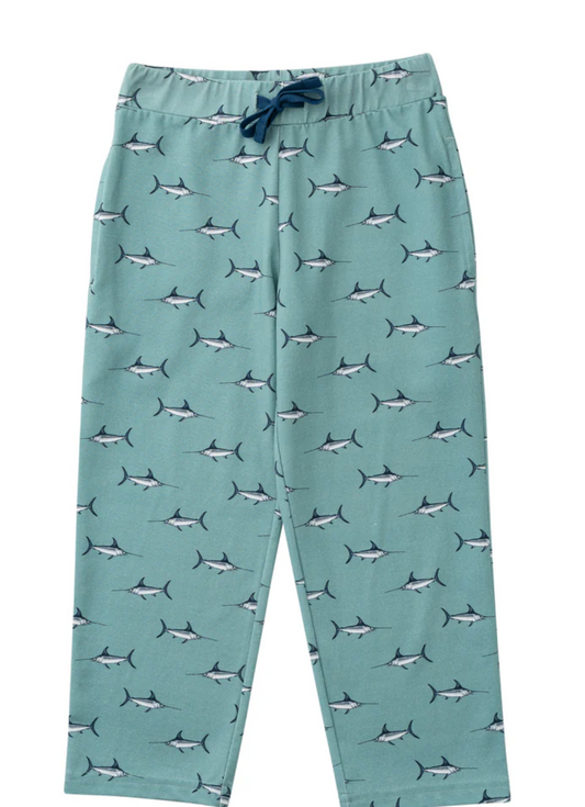 Kids Lounge Life Pants - Swordfish Print