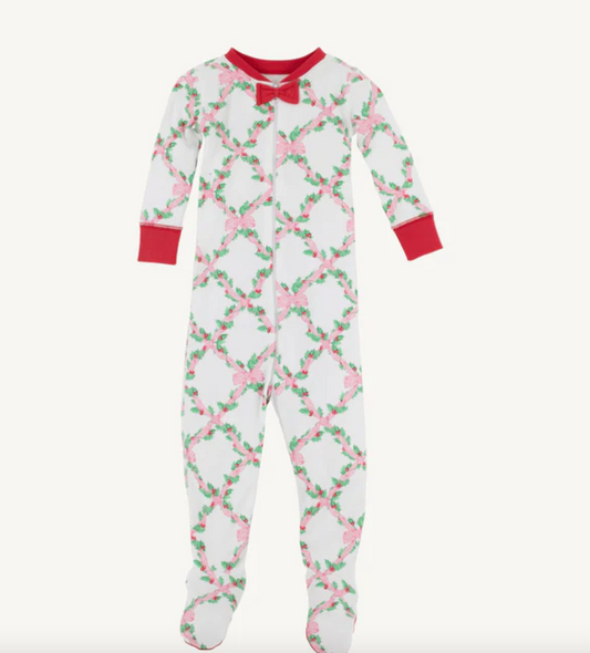 Noelle's Night Night Footed - Richmond Red