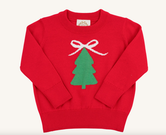 Isabelle's Intarsia Sweater - Christmas Tree