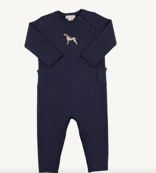 Rayburn Romper - Nantucket Navy