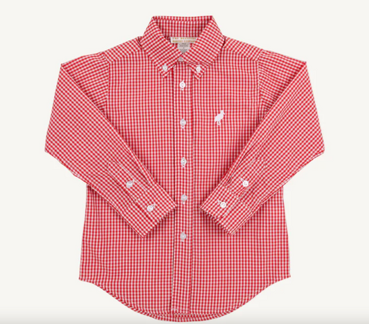 Deans List Dress Shirt - Richmond Red