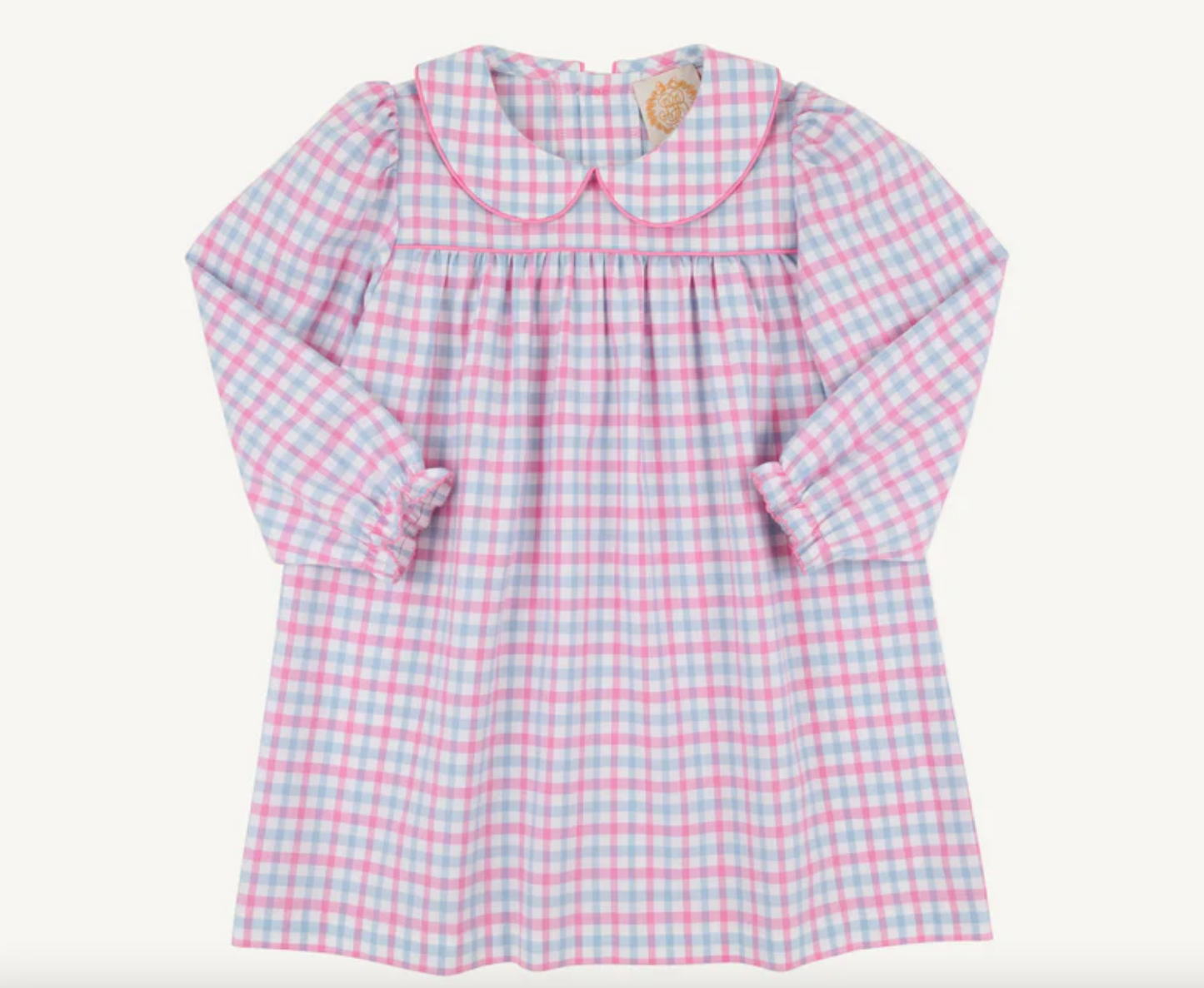 Maerin Fitz Frocks Flannel Dress - Barrington Blue