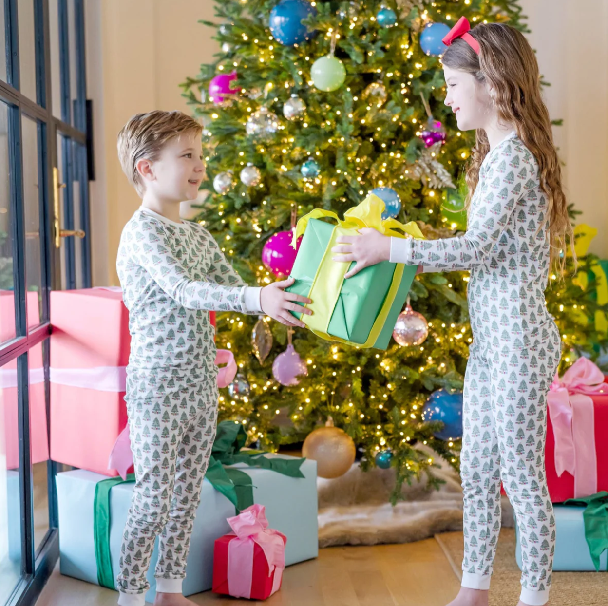 Grayson Under the Tree Pajama Set