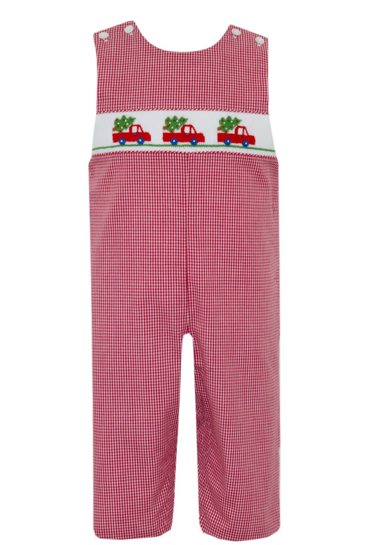 Red Gingham Christmas Tree Longall