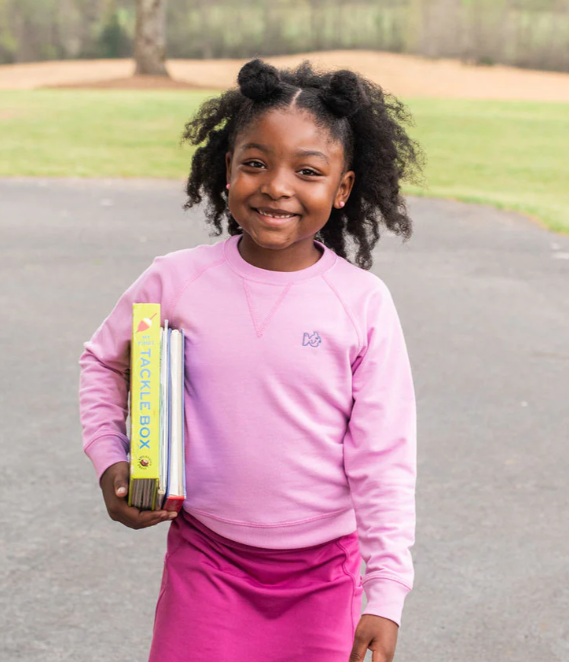 Girls Orchid Crewneck