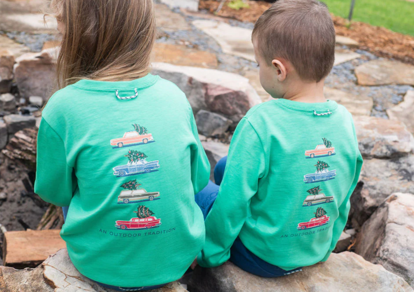 Vintage Cars Christmas T-Shirt