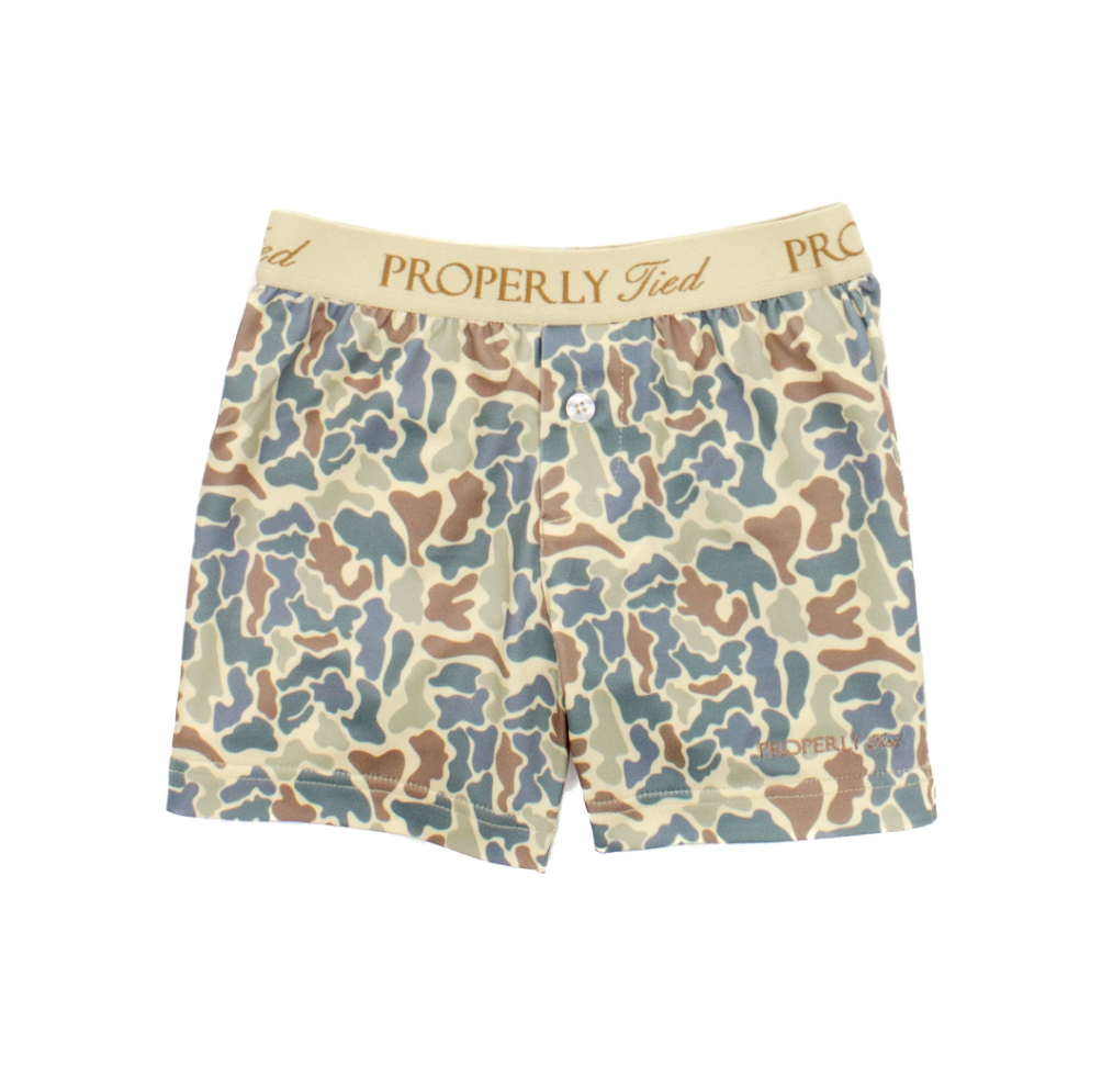 Boys Inlet Boxer - Field Camo