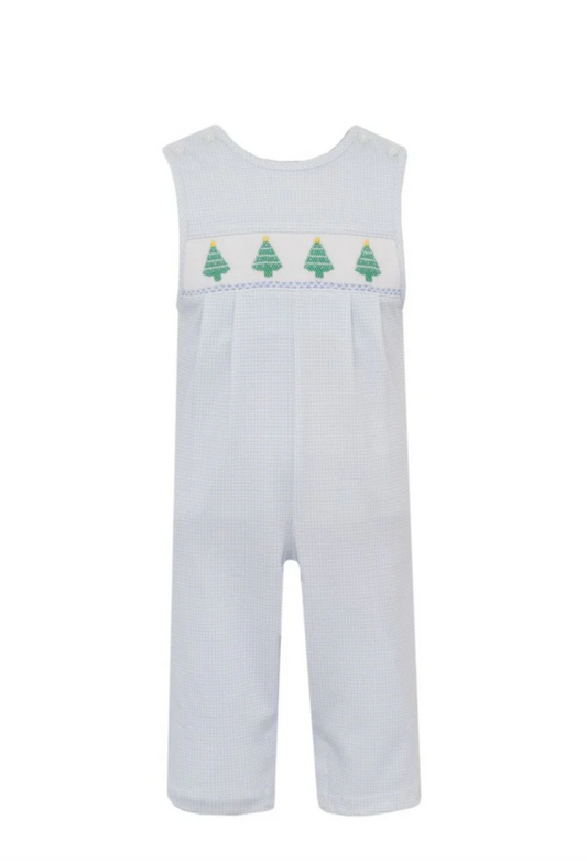 Blue Check Christmas Tree Longall