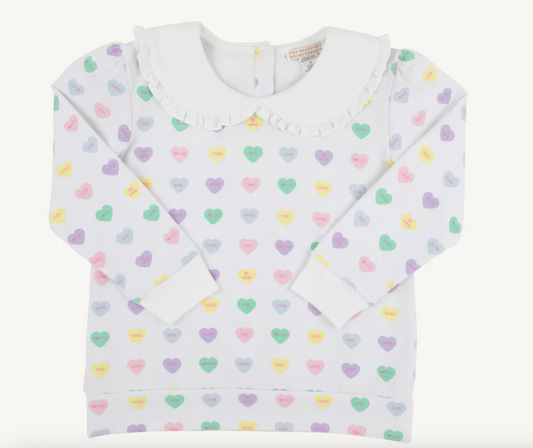 Maude's Ruffle Cassidy Crewneck - We Heart You