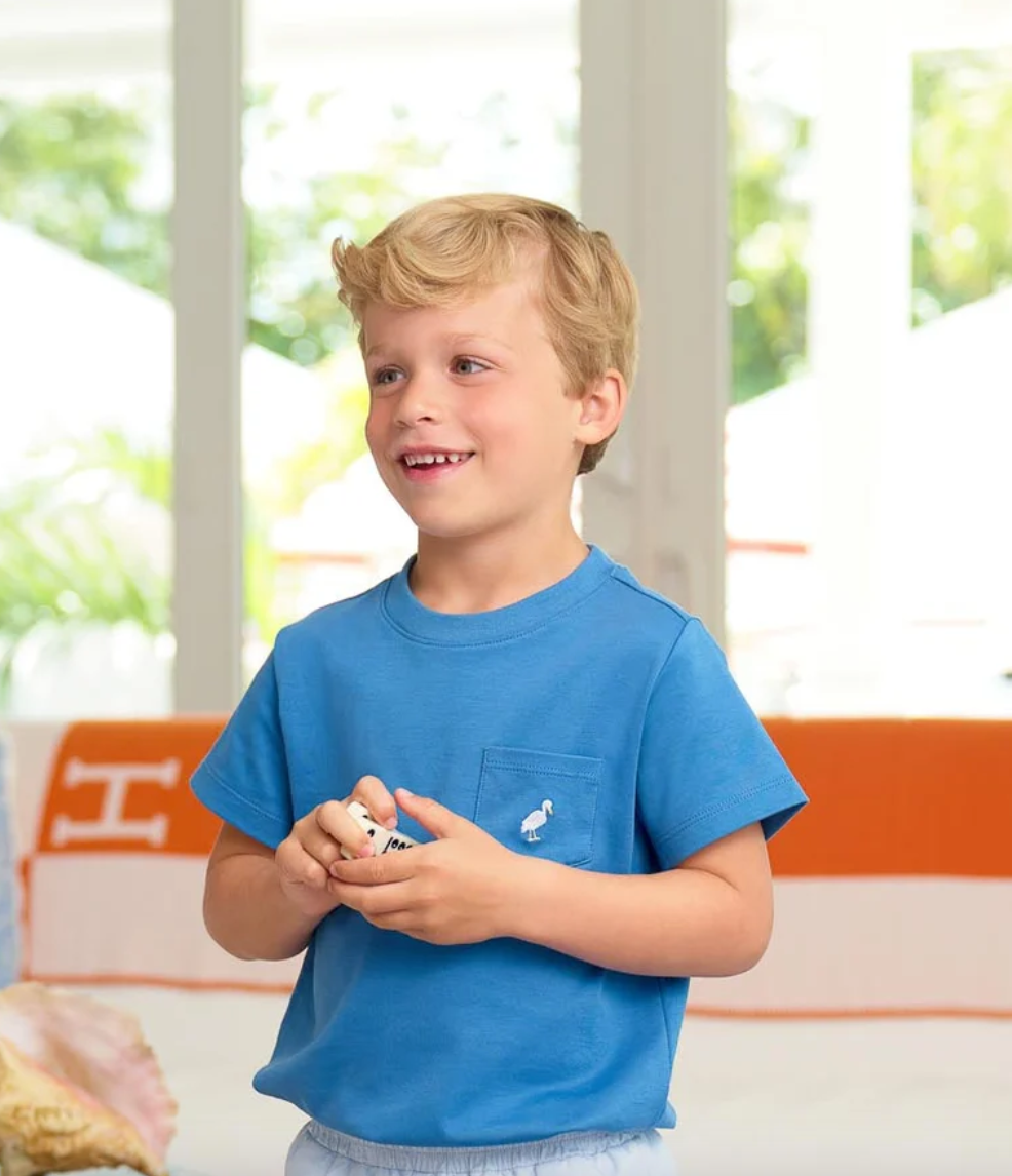 Carter Crewneck - Wood Boat Blue