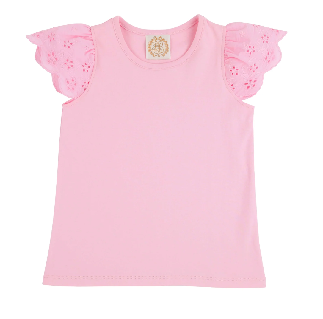 Ellen's Eyelet Top - Romany Rose