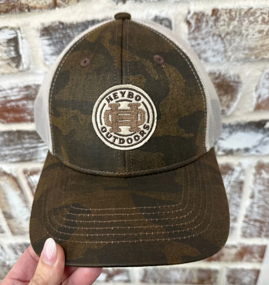 Heybo Brown Camo/Putty Hat