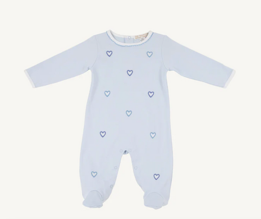 Rock Me Romper - Buckhead Blue Hearts