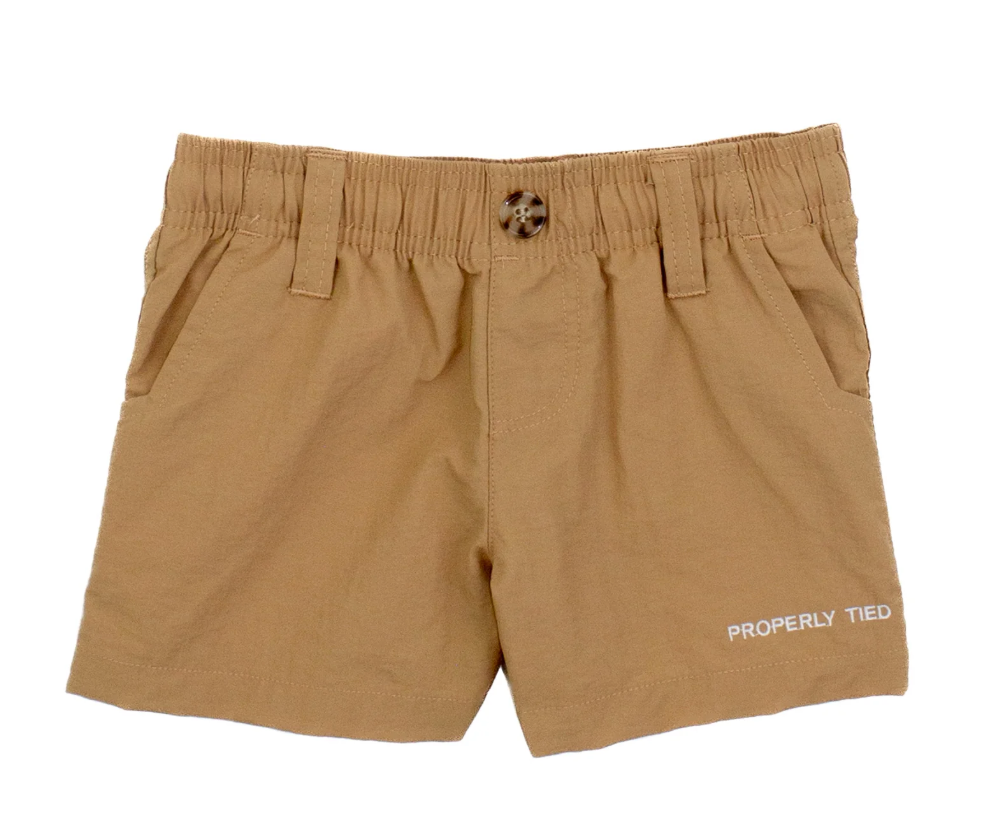 Boys Mallard Short - Camel