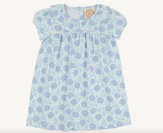 Short Sleeve Ramona Ruffle Dress - Handful Of Hydrangeas