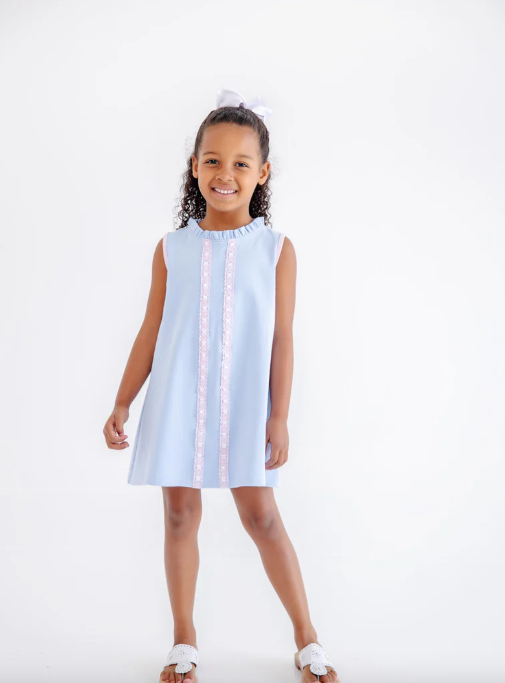 Lizzie's Luxe Leisure Dress - Beale Street Blue