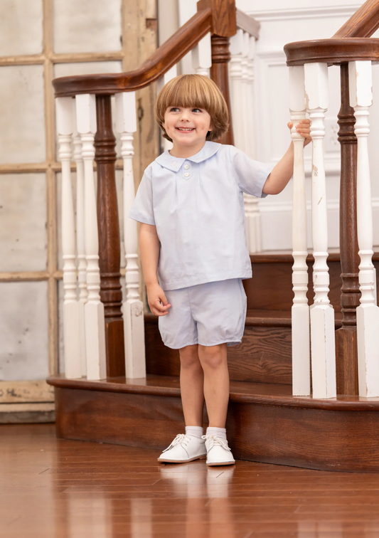 Joseph Linen Crosses Short Set