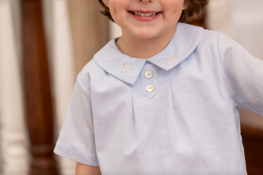 Joseph Linen Crosses Short Set