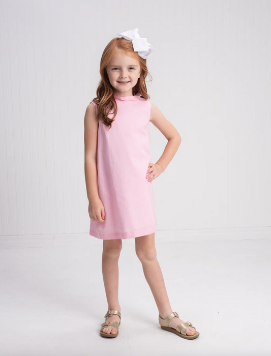 Karla Pink Linen Dress