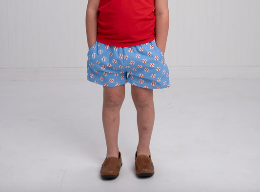 Ballpark Blues Shorts