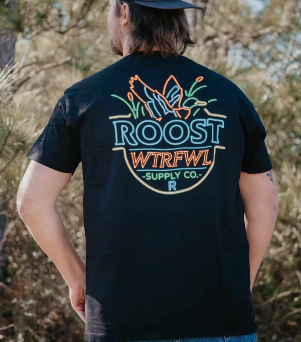 Roost Neon Sign T-Shirt
