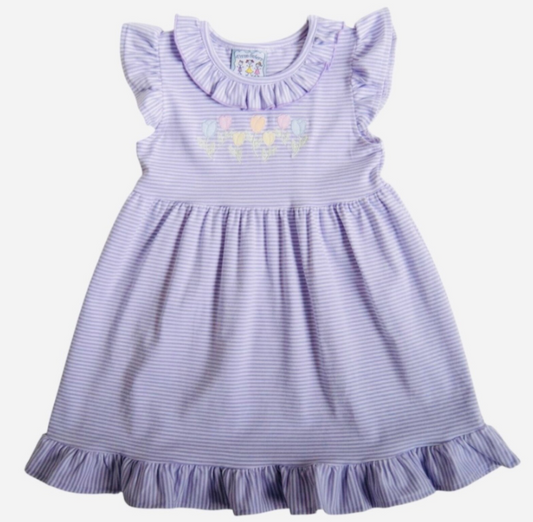 Tulip Flutter Sleeve Dress