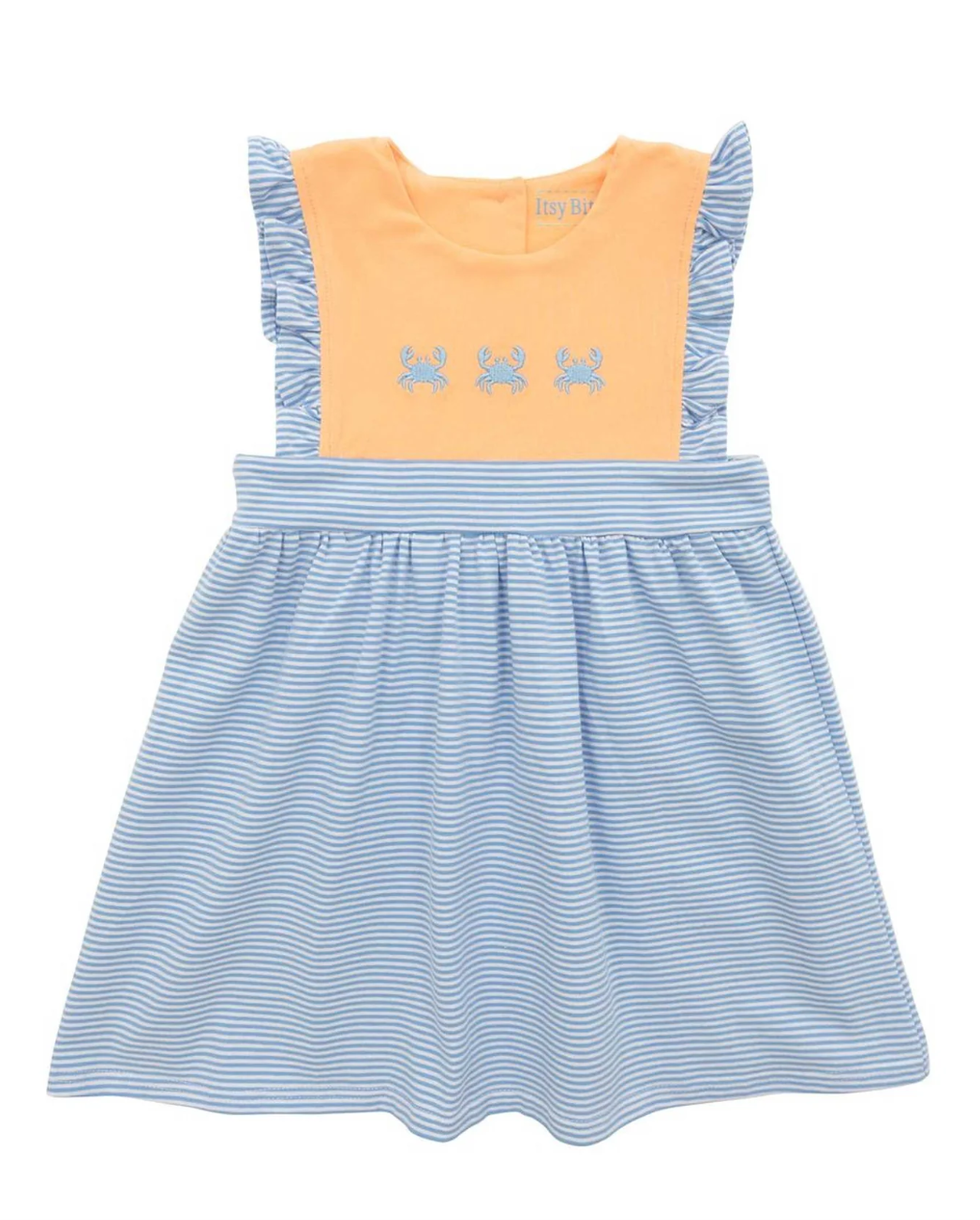 Crab Trio Ruffle Dress