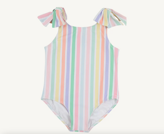 Edisto Beach Bathing Suit - SouthHampton Stripe