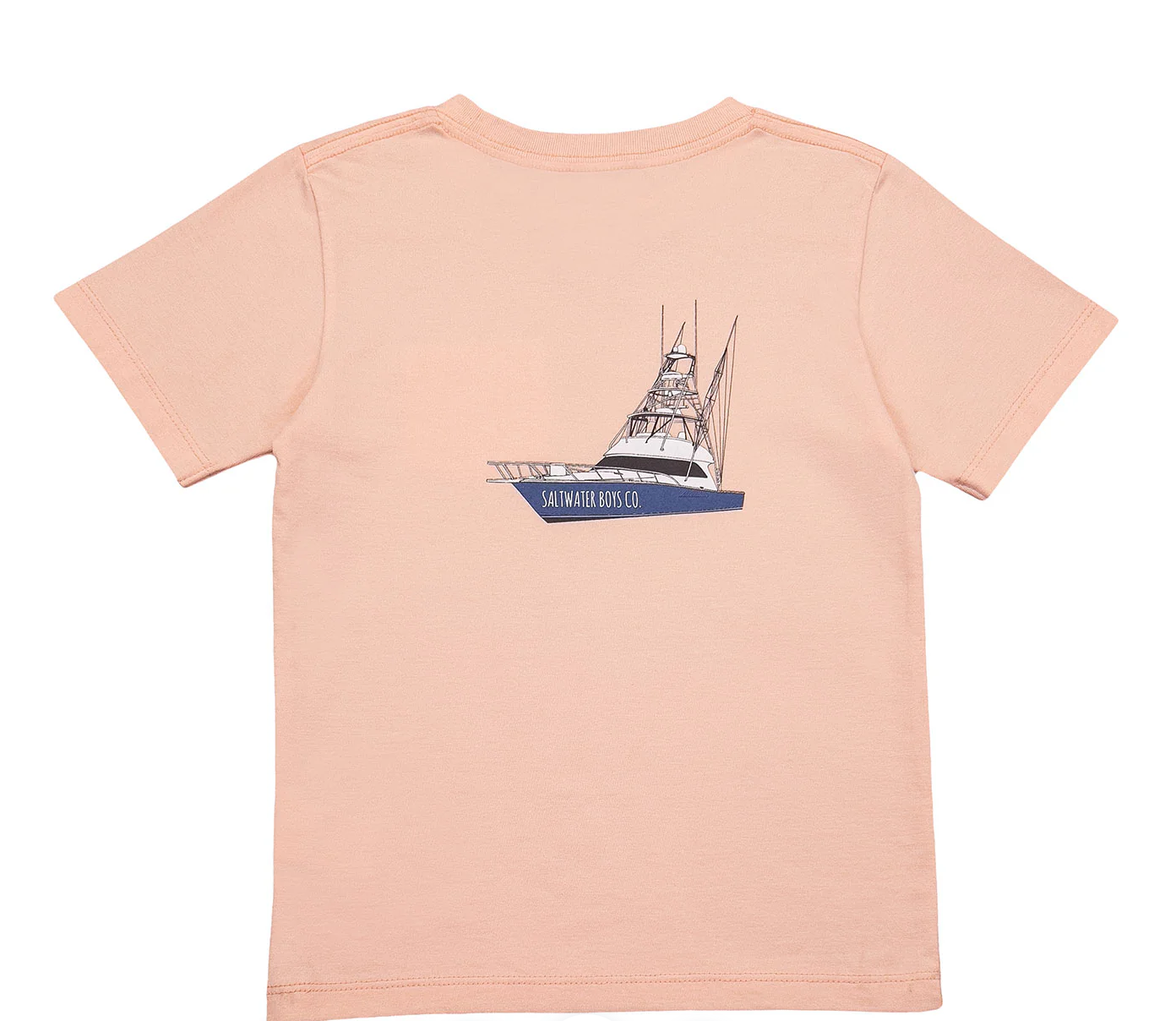 Offshore Boat SS Graphic T-Shirt - Salmon