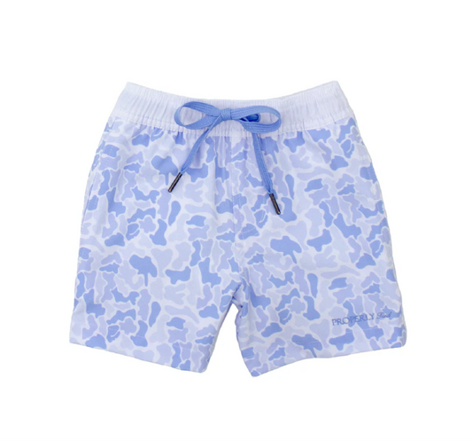 River Camo Riviera Swim Trunk