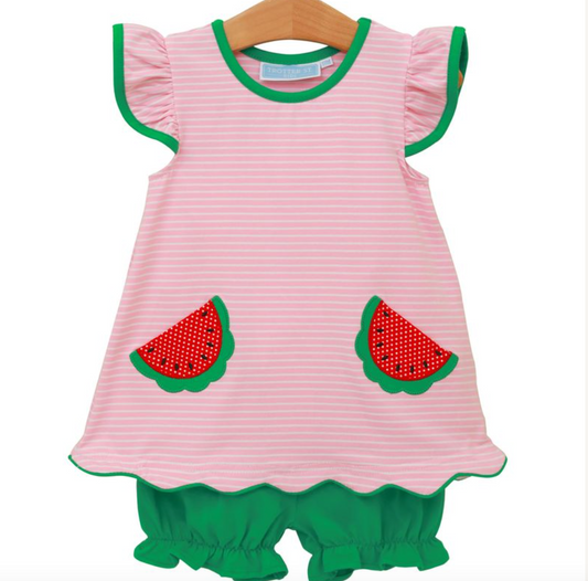 One In A Melon Bloomer Set