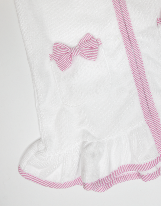 Terry Cover Up - Pink Stripe