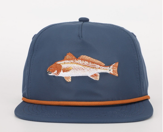 Red Fish Rope Hat