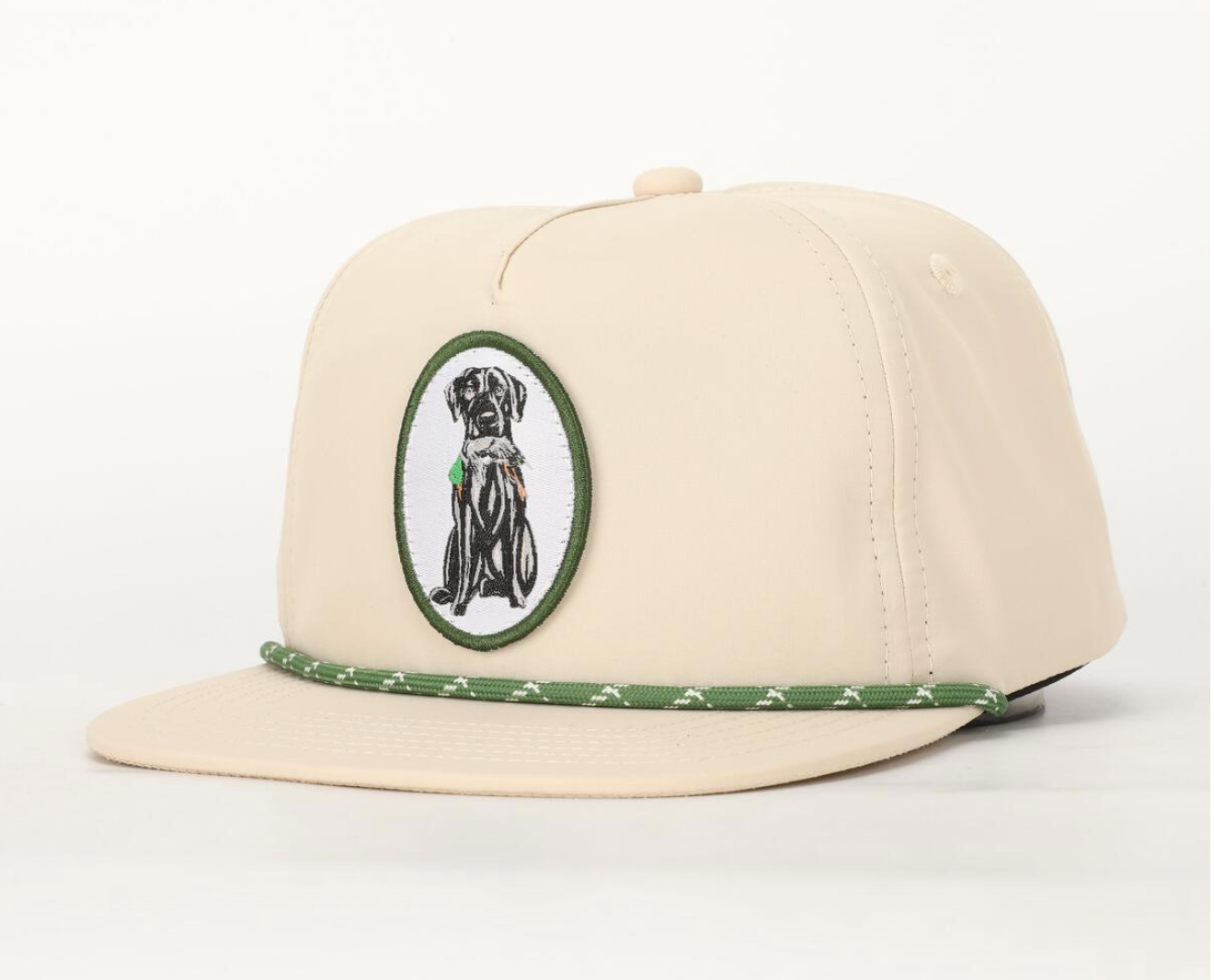 Black Lab Snapback Rope Hat